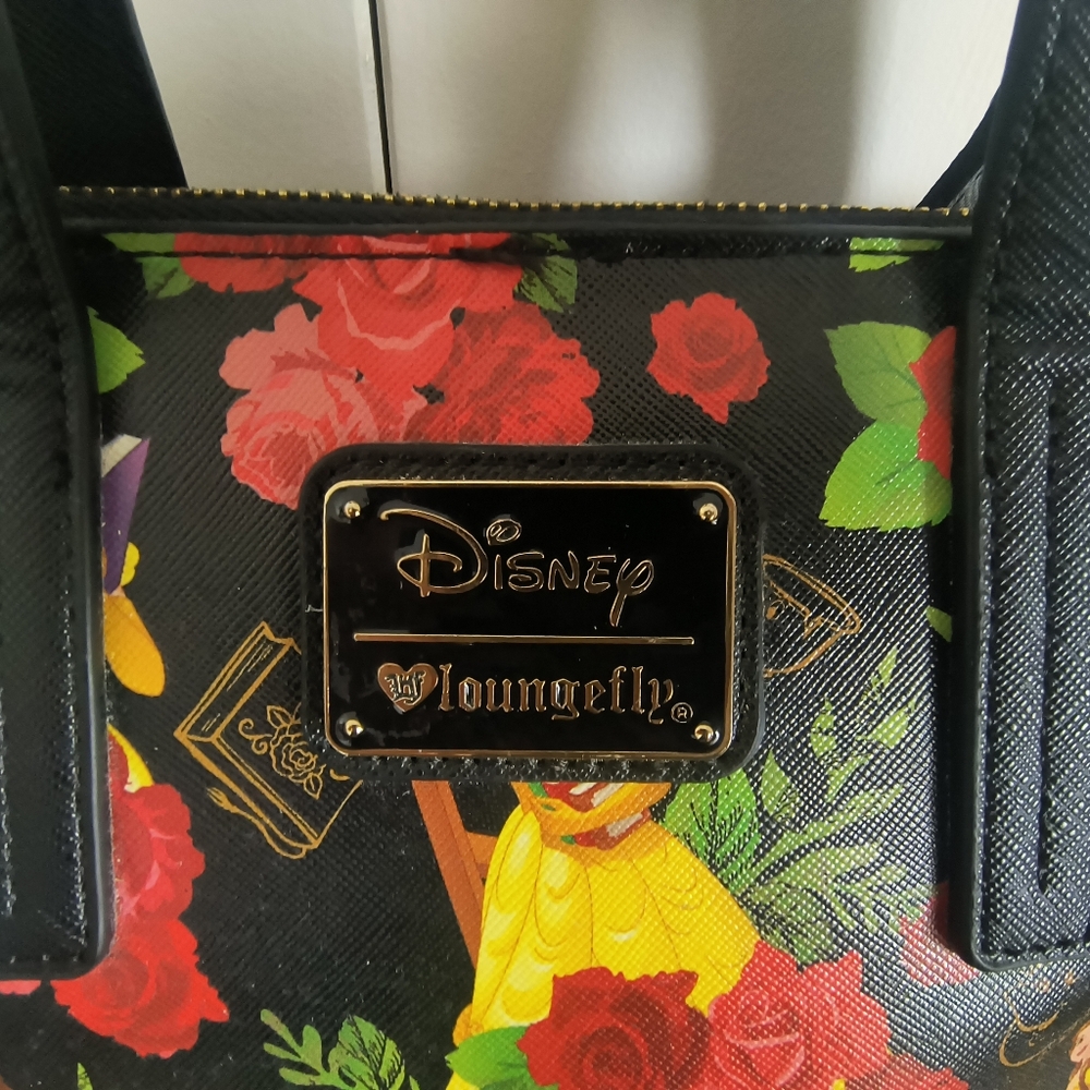 Loungefly Disney Beauty And The Beast Belle Roses… - image 6